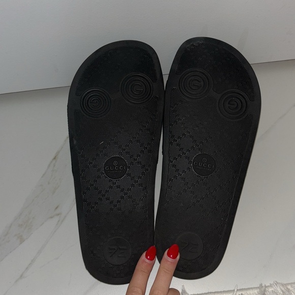 Velvet L'aveugle Par Amour Slide Sandals 37 Green. Never worn with box - Picture 6 of 7